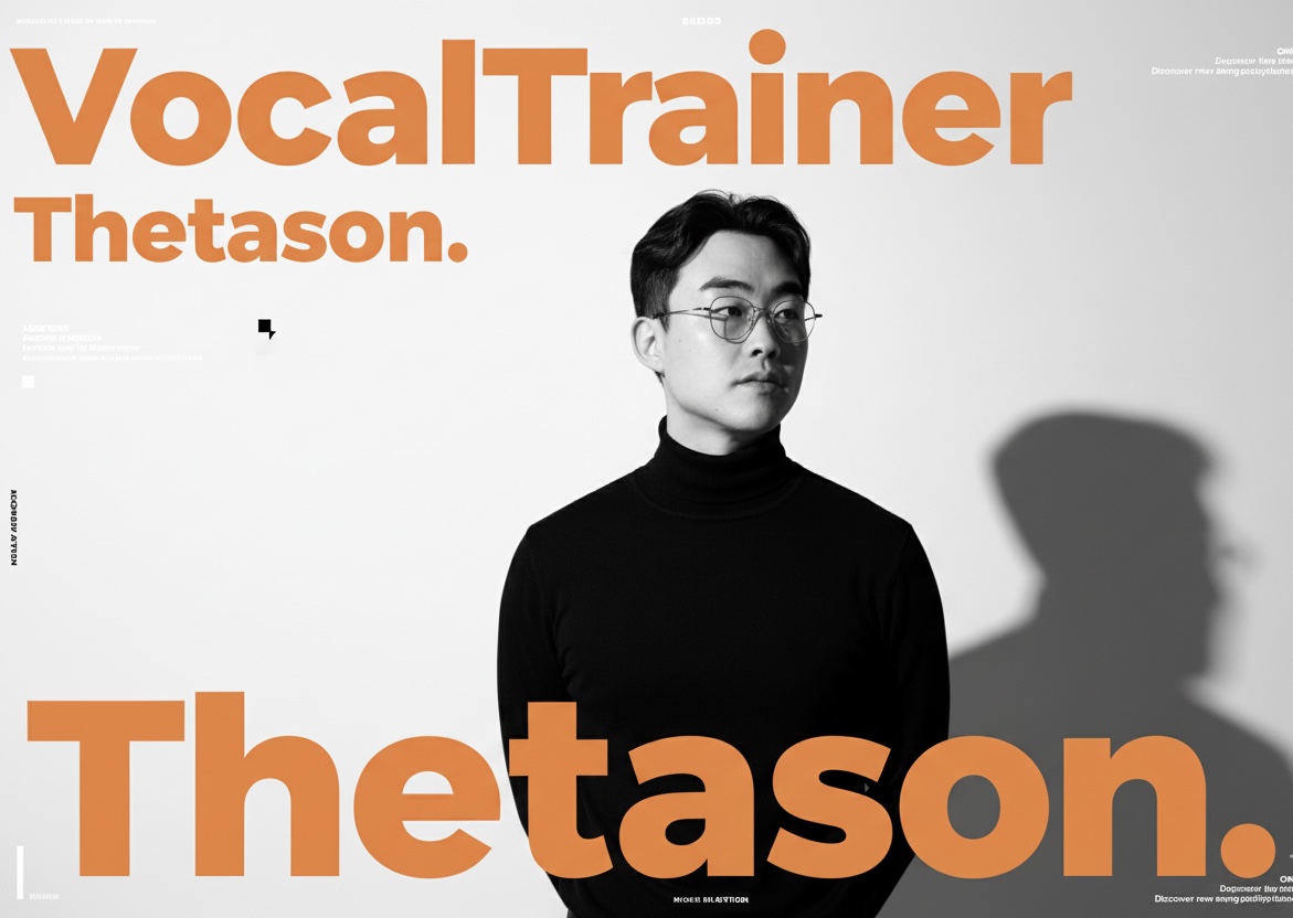 보컬트레이닝 철학을 상징하는 추상 이미지